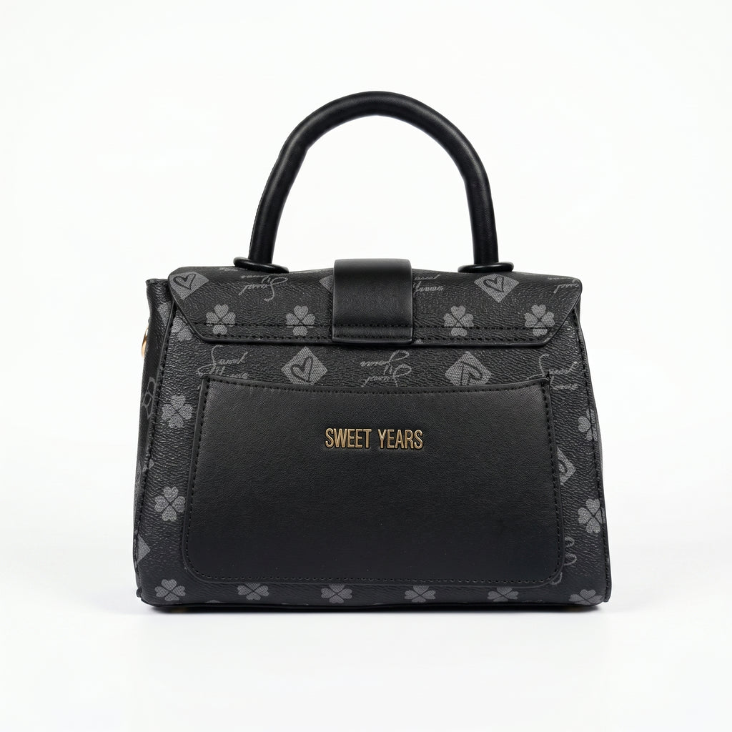 Sweet Years Mini Borsa a Tracolla in Ecopelle con Stampa Floreale - Stile Donna Bags