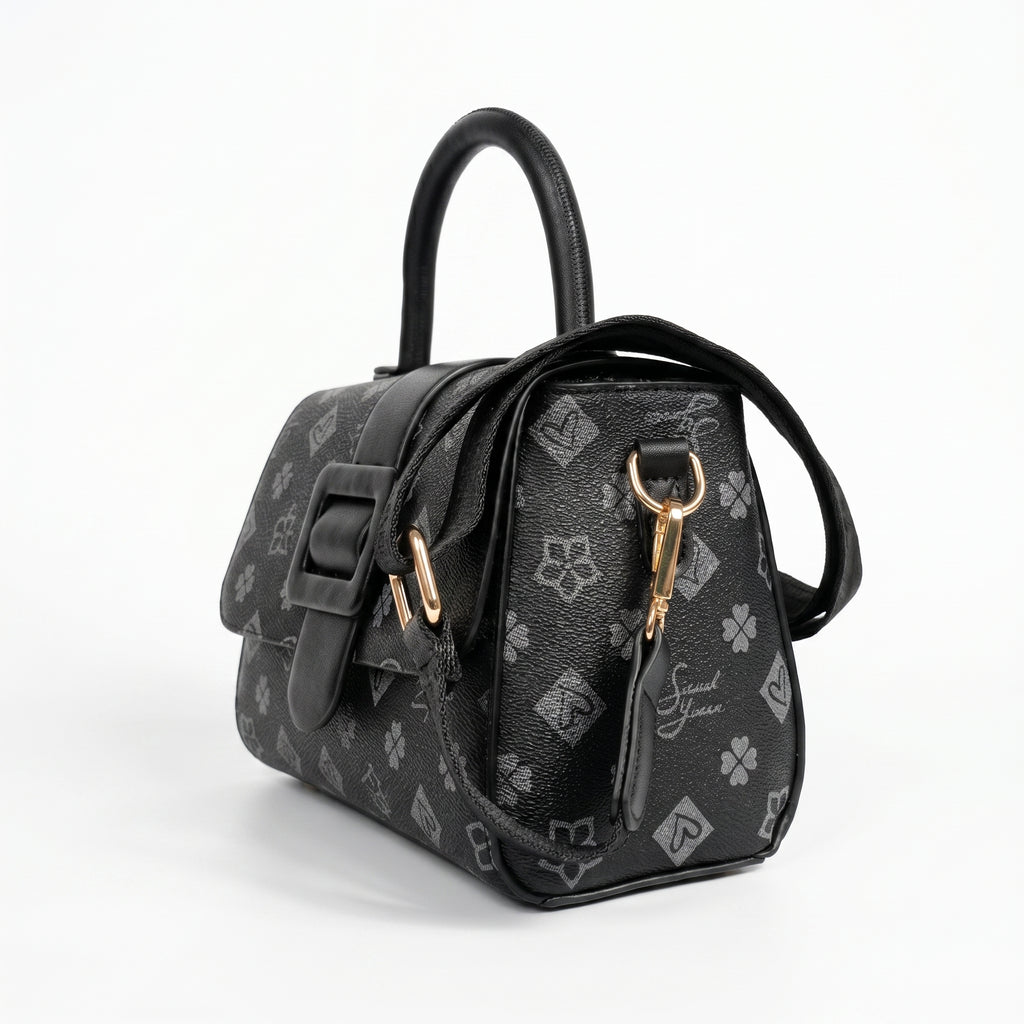 Sweet Years Mini Borsa a Tracolla in Ecopelle con Stampa Floreale - Stile Donna Bags