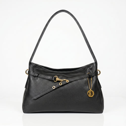 Allicia Borsa a Tracolla in Vera Pelle Made in Italy - Stile Donna Bags