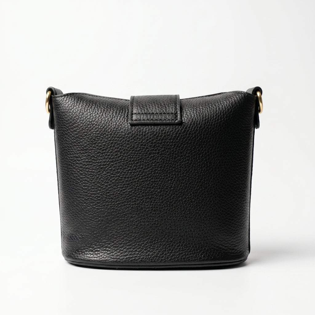 Borsa Emma in Vera Pelle con Chiusura a Torsione - Stile Donna Bags