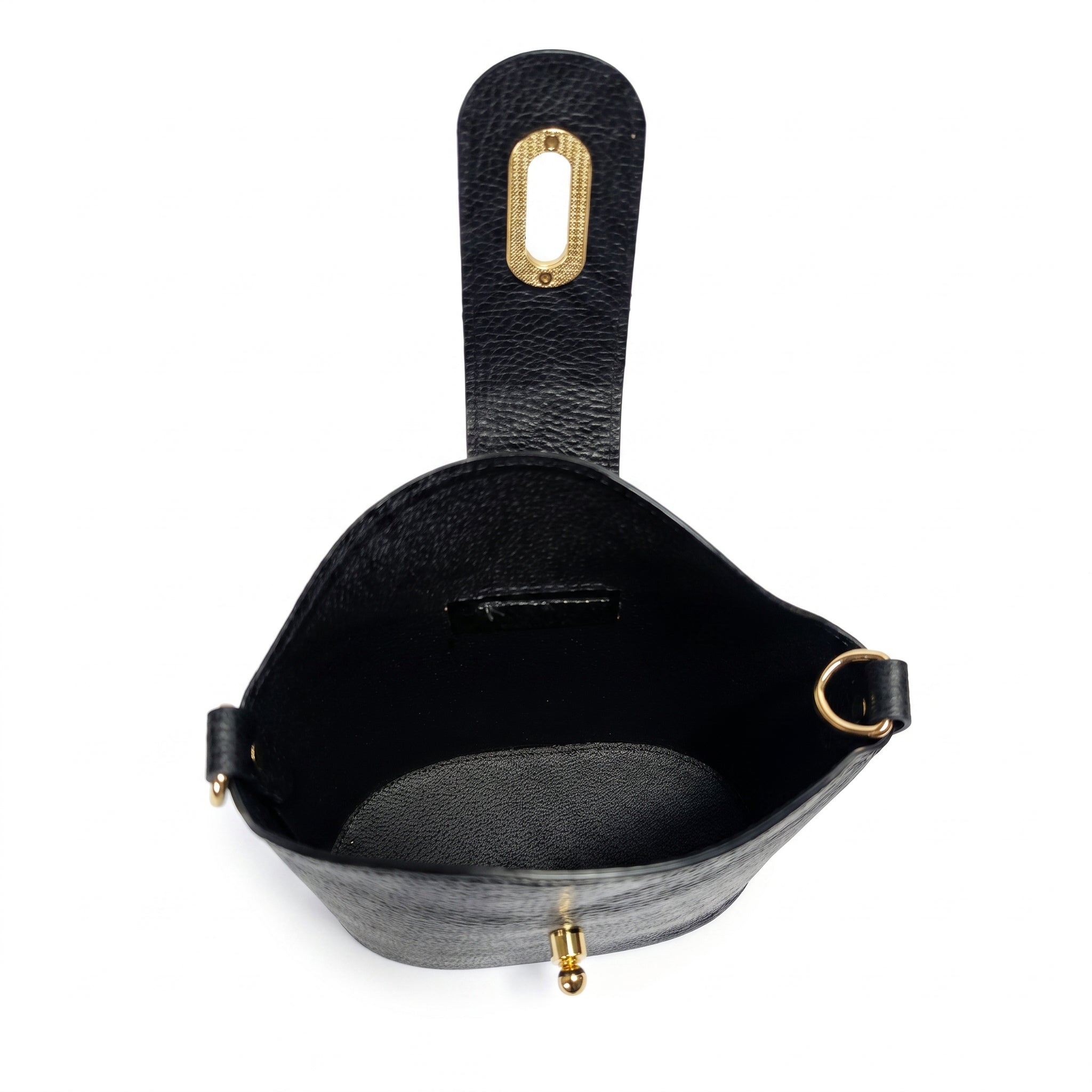 Borsa Emma in Vera Pelle con Chiusura a Torsione - Stile Donna Bags
