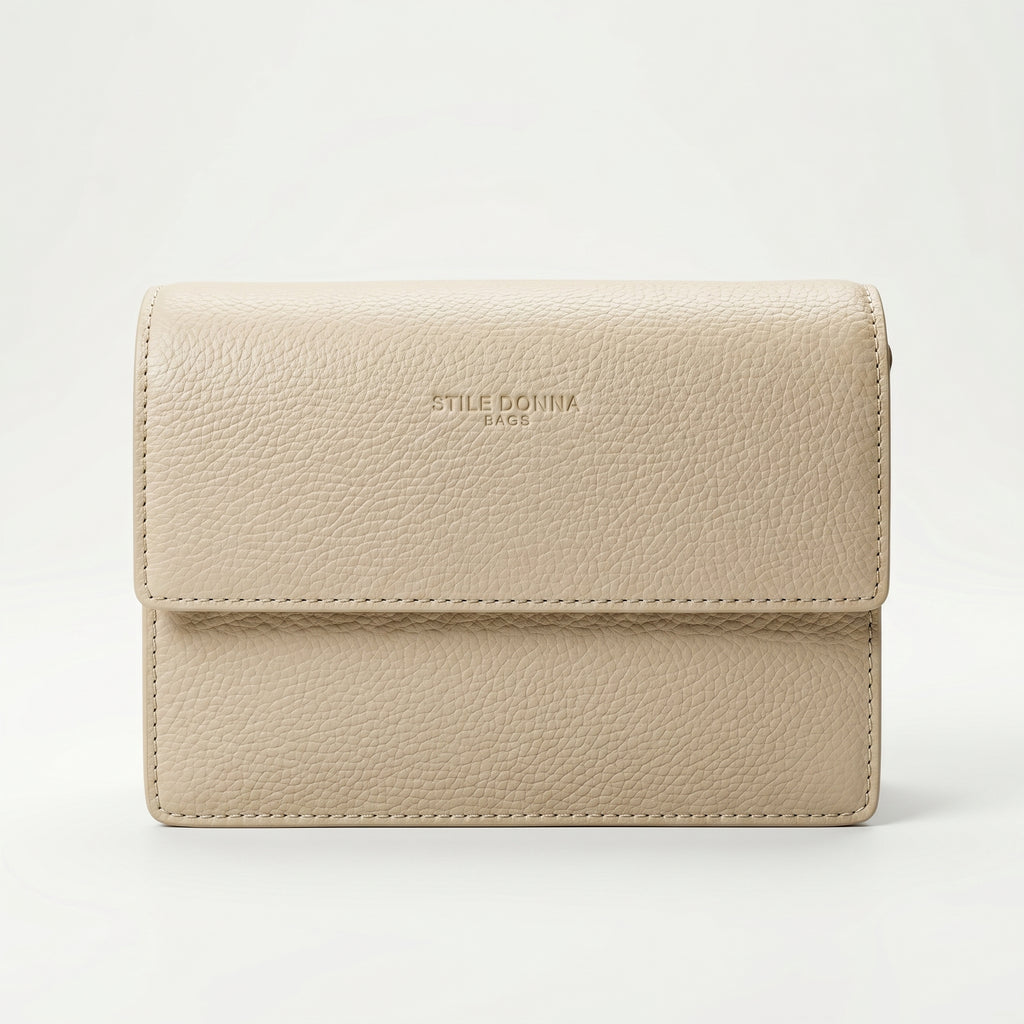 Luxe Borsa a Tracolla in Vera Pelle con Chiusura Magnetica - Stile Donna Bags