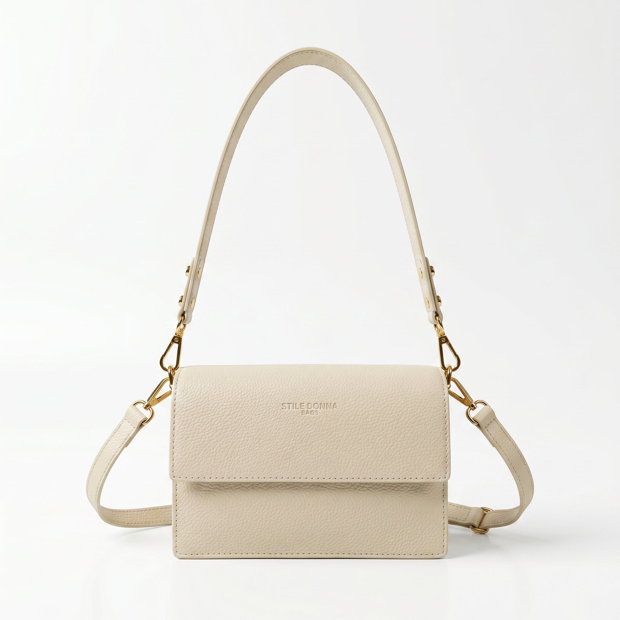 Luxe Borsa a Tracolla in Vera Pelle con Chiusura Magnetica - Stile Donna Bags