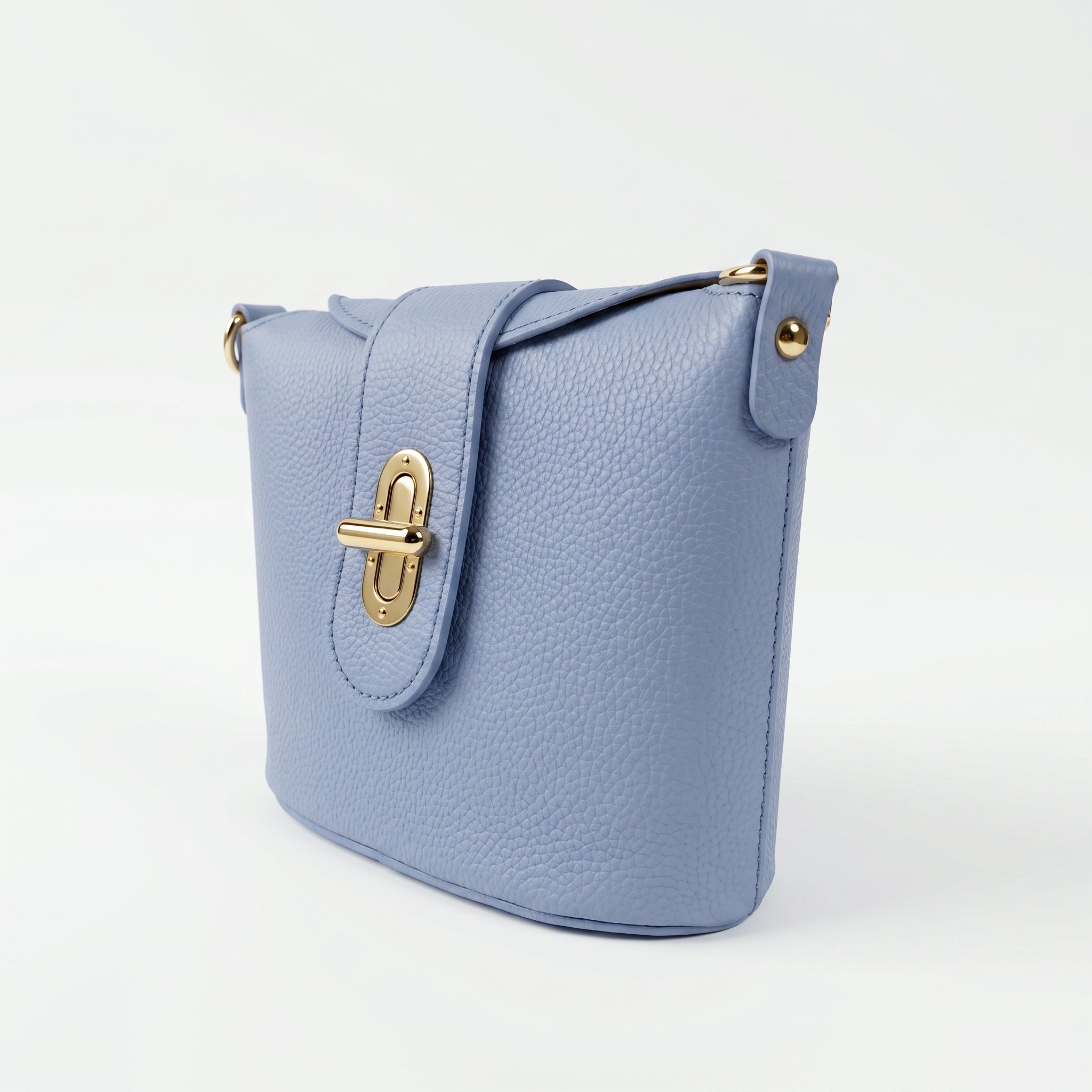 Borsa Emma in Vera Pelle con Chiusura a Torsione - Stile Donna Bags