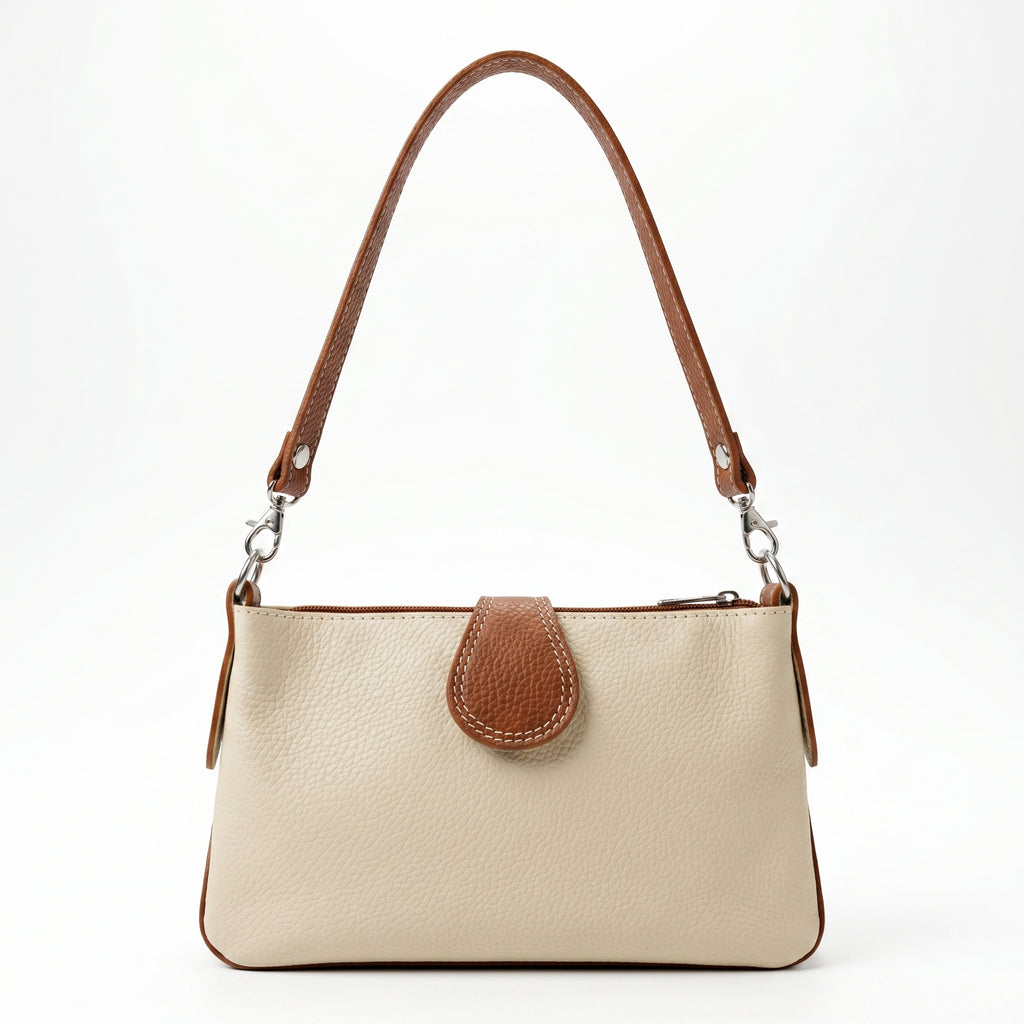 Borsa a Spalla Matilde in Vera Pelle - Stile Donna Bags