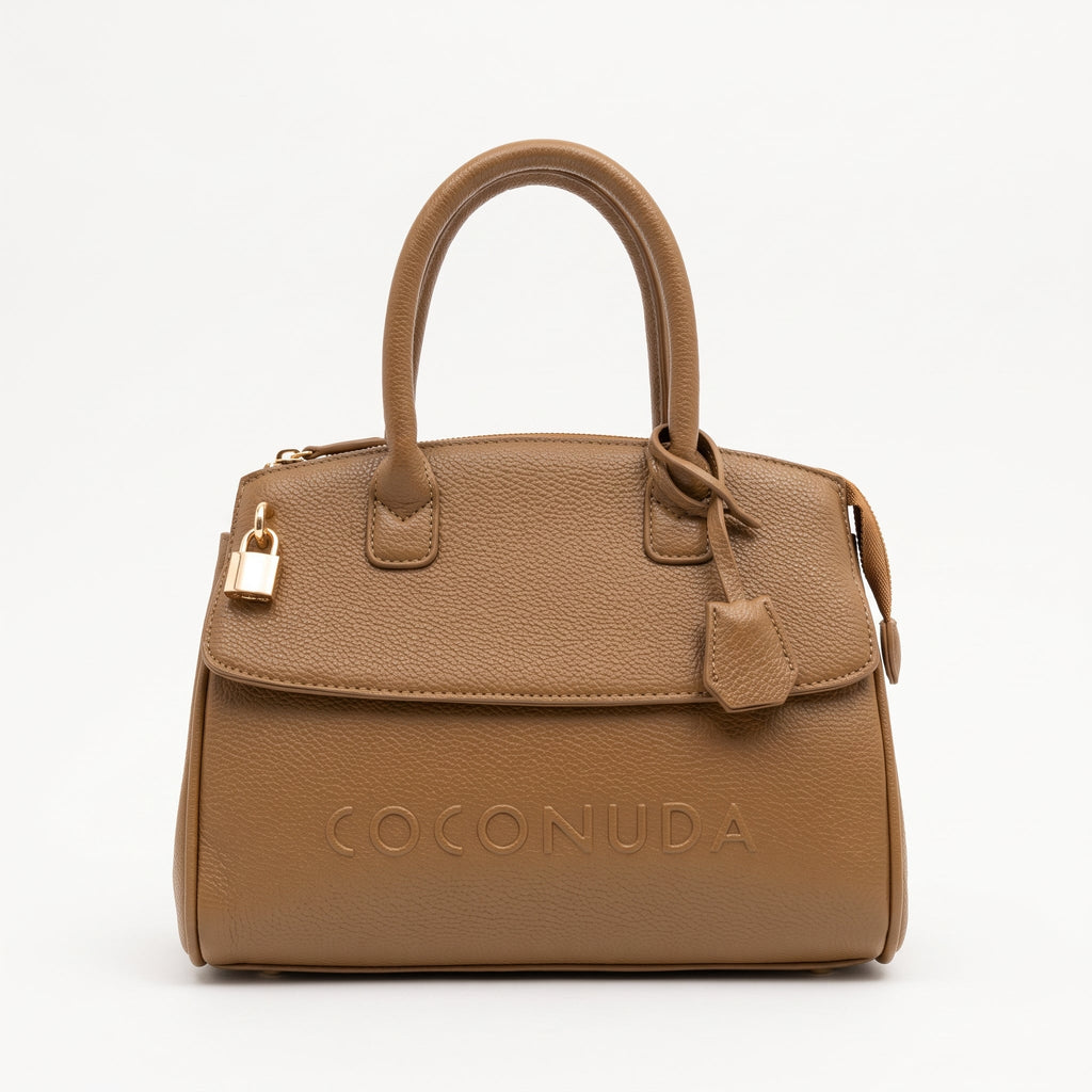 Coconuda Borsa a Mano in Ecopelle con Tracolla Regolabile - Stile Donna - Catania