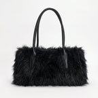 Coconuda Borsa a Mano in Ecopelle e Pelliccia Sintetica - Stile Donna - Catania