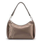 Coconuda Borsa in Ecopelle Rosa Oro Metallizzato con Perline - Stile Donna - Catania