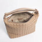 Coconuda Borsa Intrecciata in Ecopelle con Manico - Stile Donna - Catania