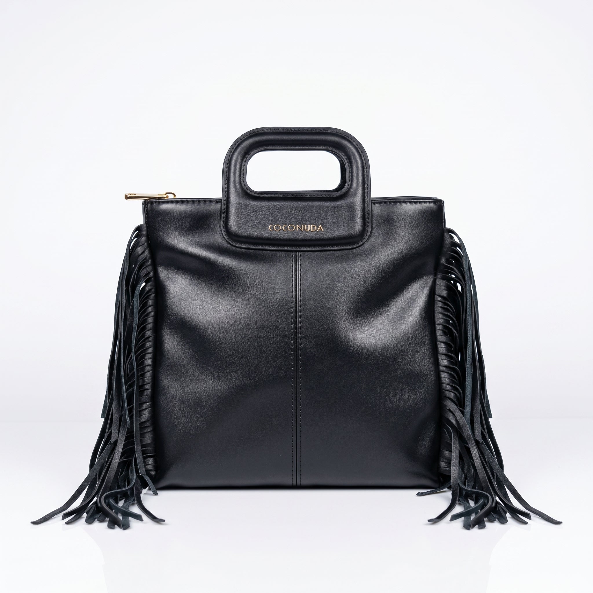 Coconuda Borsa Tote con Frange – Manico Strutturato e Tracolla Removibile - Stile Donna Bags