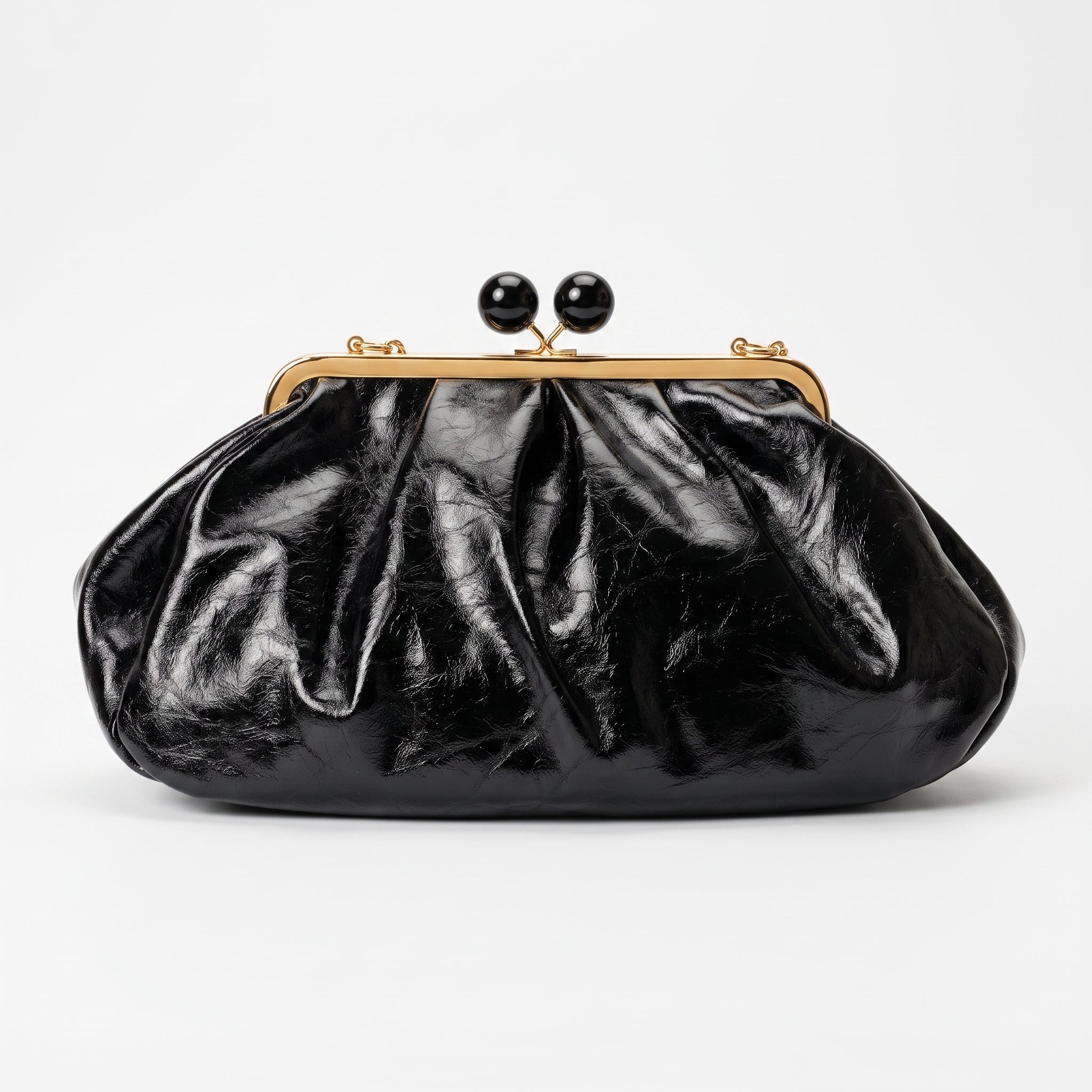 Coconuda Pochette in Ecopelle Marrone con Chiusura a Scatto e Tracolla - Stile Donna Bags