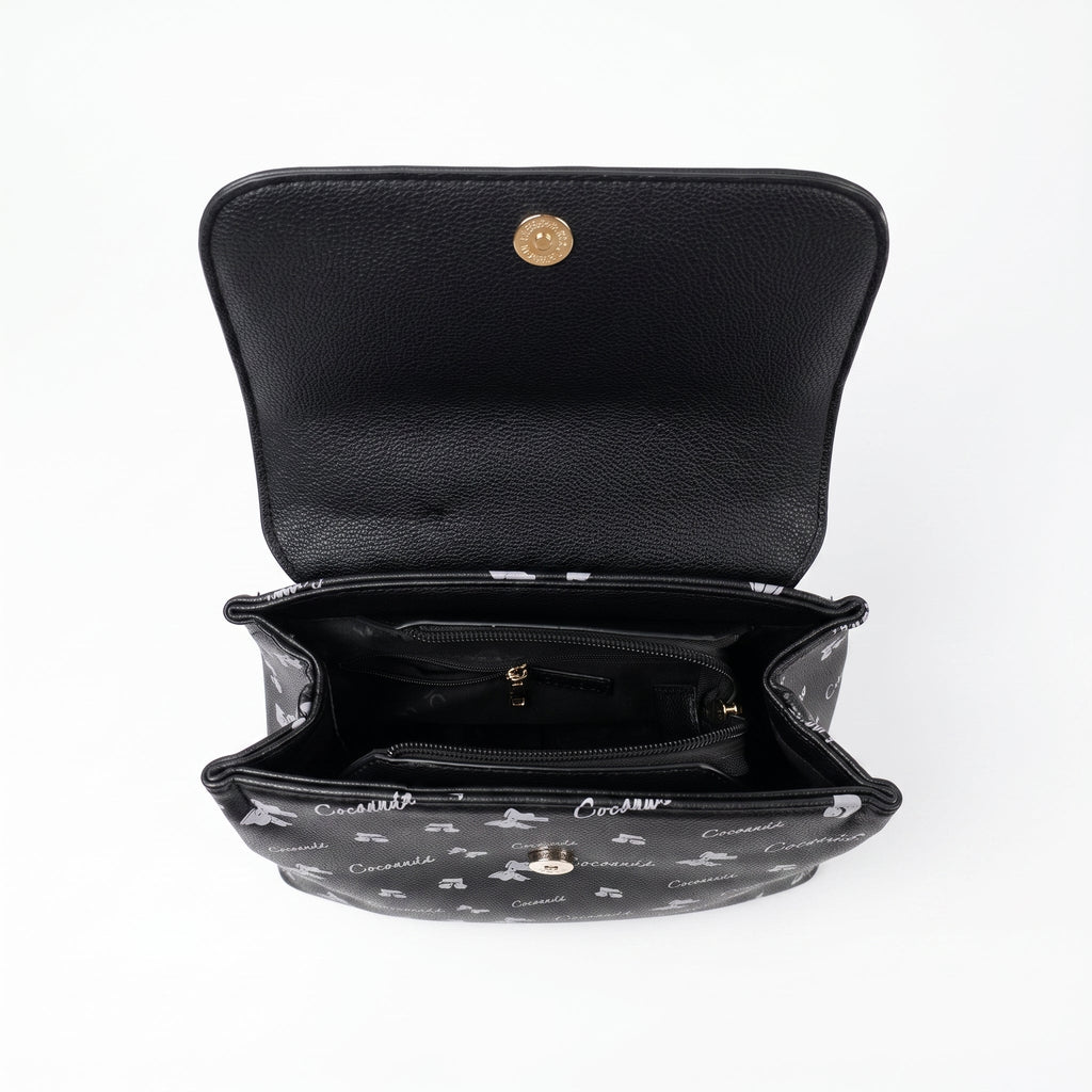 Coconuda Zaino in Ecopelle con Chiusura Magnetica e Finitura Argento - Stile Donna - Catania