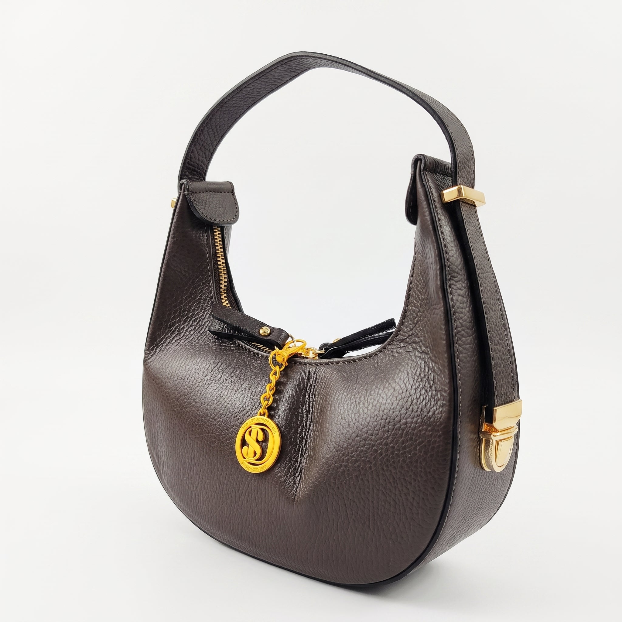 Elite Borsa Hobo in Vera Pelle Prodotta in Italia - Stile Donna Bags