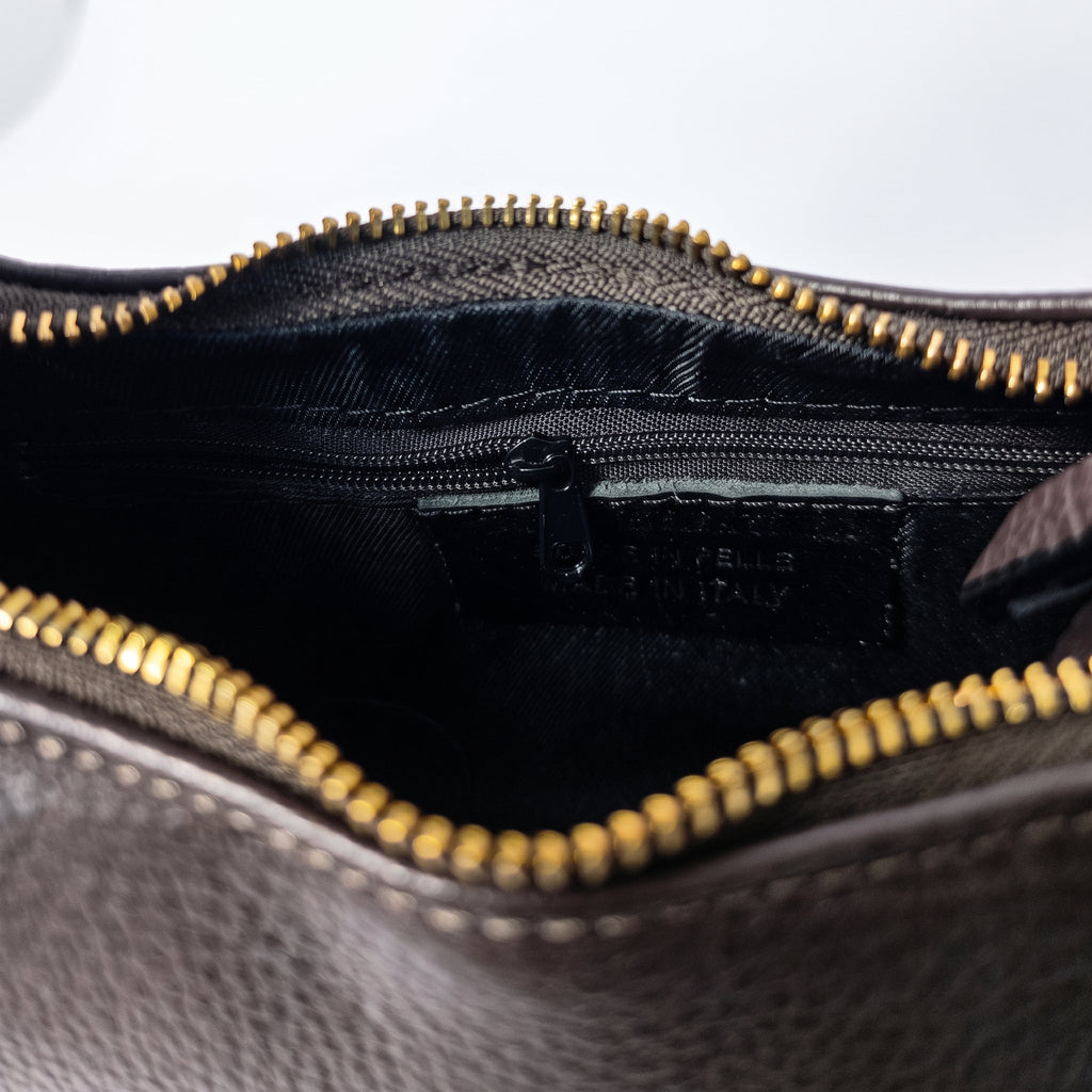 Elite Borsa Hobo in Vera Pelle Prodotta in Italia - Stile Donna Bags