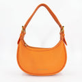 Enrico Coveri Borsa Hobo in Ecopelle Arancione con Dettagli Dorati - Stile Donna Bags