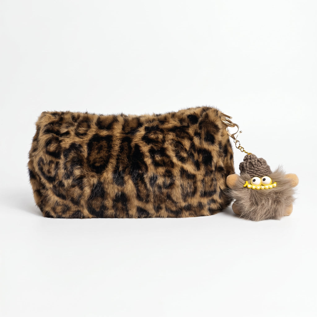 Gemma borsa pelosa maculata a spalla con tracolla regolabile - Stile Donna - Catania