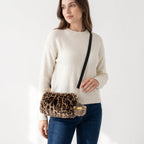 Gemma borsa pelosa maculata a spalla con tracolla regolabile - Stile Donna - Catania