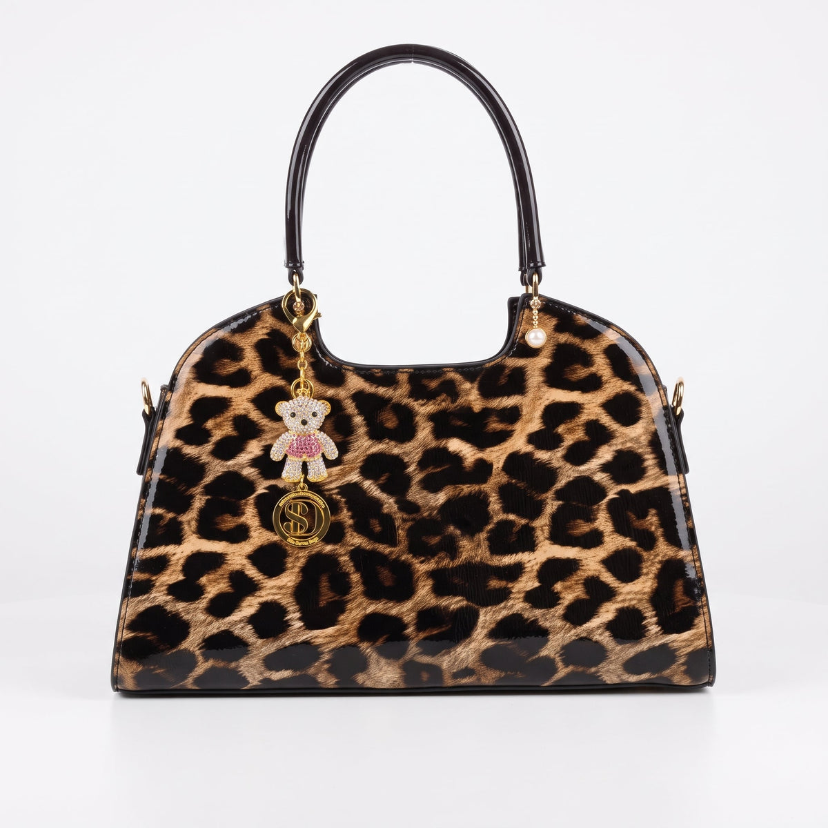 Gia Borsa a Mano Animalier con Ciondolo Orsetto - Stile Donna - Catania