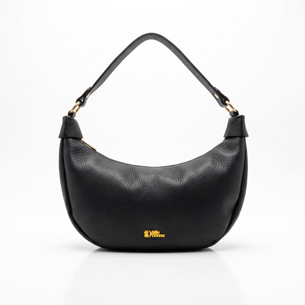 Giulia Borsa a Mezzaluna in Vera Pelle - Stile Donna - Catania