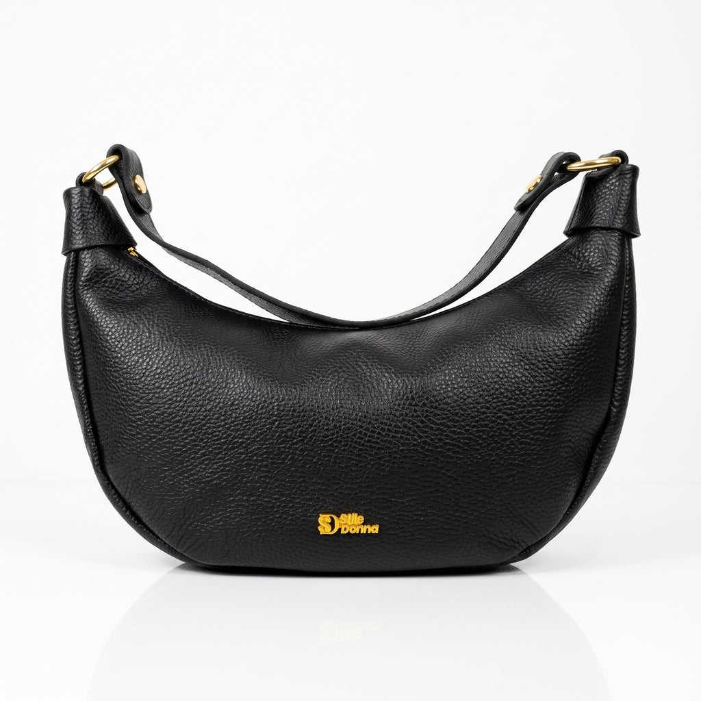 Giulia Borsa a Mezzaluna in Vera Pelle - Stile Donna - Catania