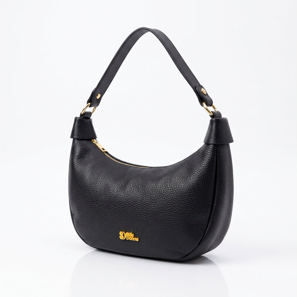 Giulia Borsa a Mezzaluna in Vera Pelle - Stile Donna - Catania
