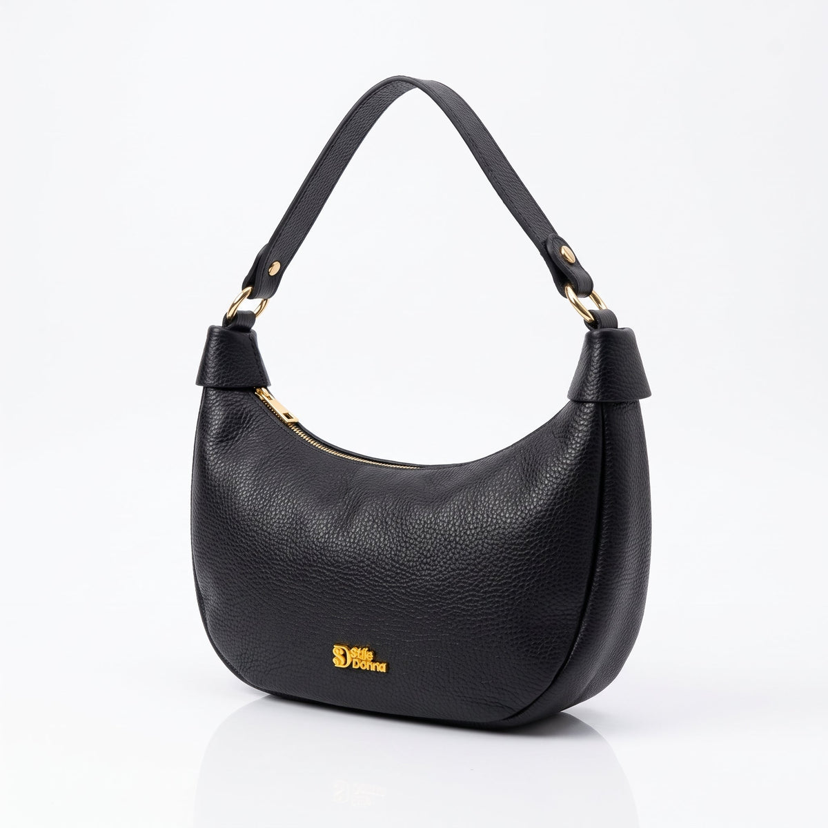 Giulia Borsa a Mezzaluna in Vera Pelle - Stile Donna - Catania