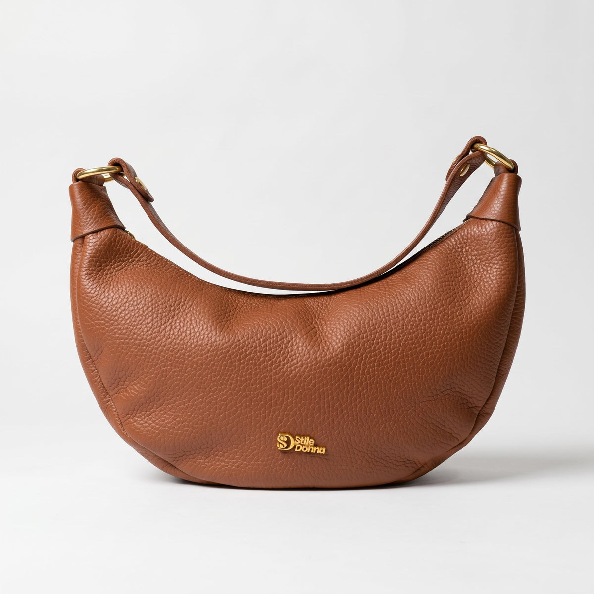 Giulia Borsa a Mezzaluna in Vera Pelle - Stile Donna - Catania
