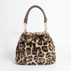 Maura borsa pelosa maculata a secchiello con tracolla pelosa - Stile Donna - Catania