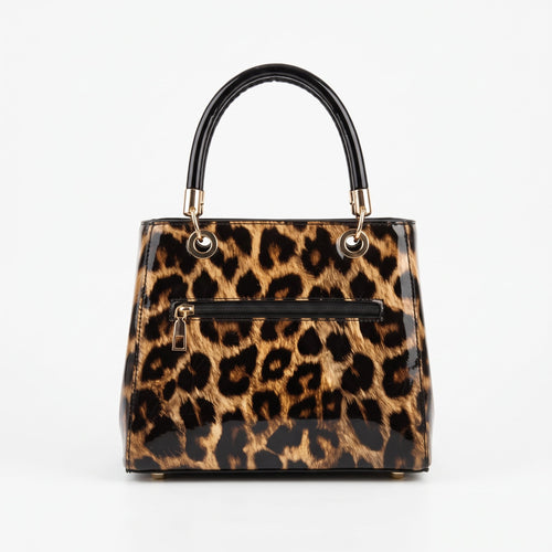 Milano Borsa a Mano Animalier con Foulard e Ciondolo Orsetto - Stile Donna - Catania