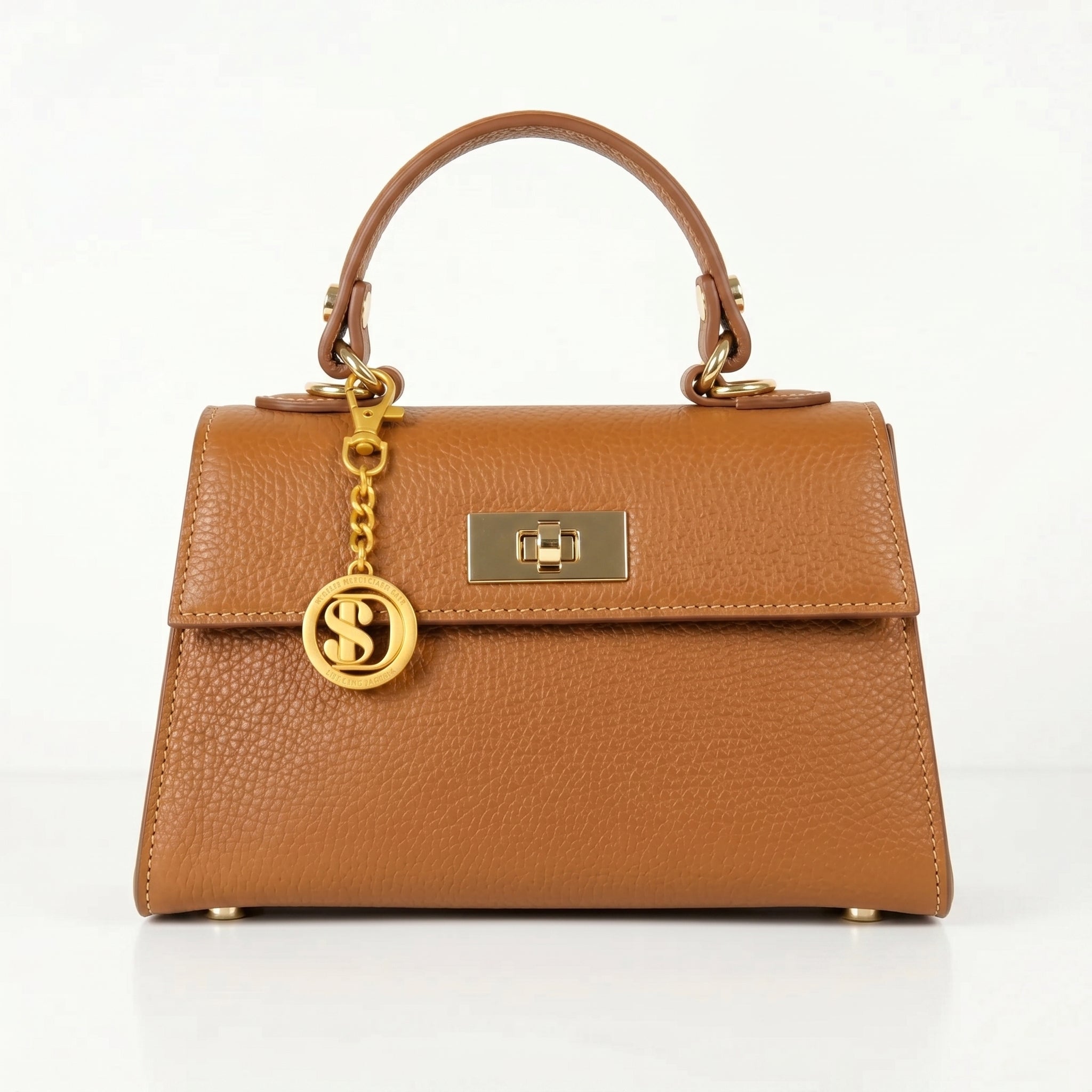 Mini Borsa Veron in Vera Pelle con Tracolla Rimovibile - Stile Donna Bags
