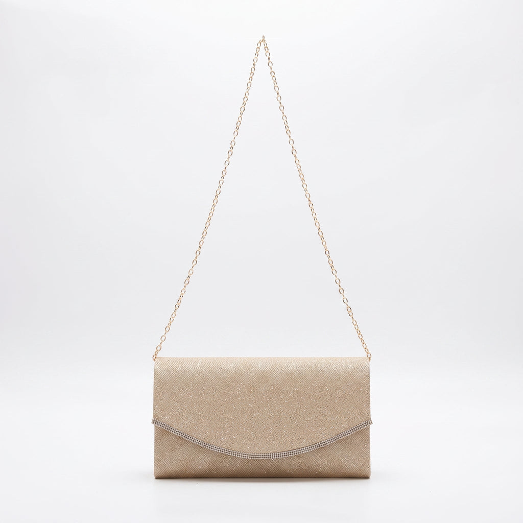 Pochette Busta con Strass Oro - Stile Donna - Catania