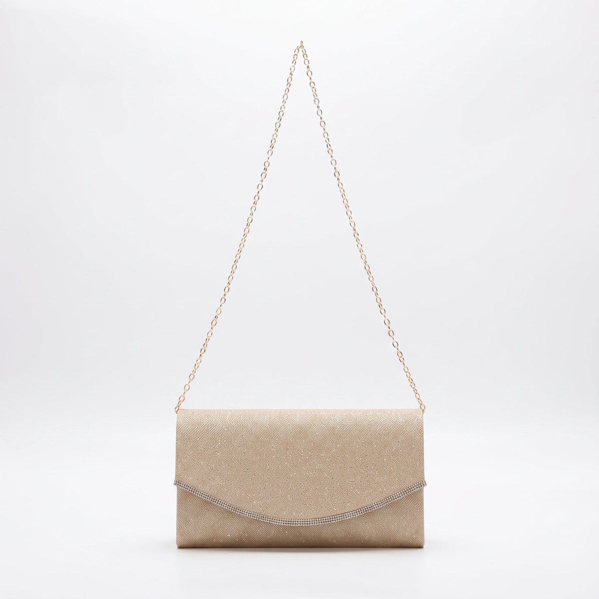 Pochette Busta con Strass Oro - Stile Donna - Catania
