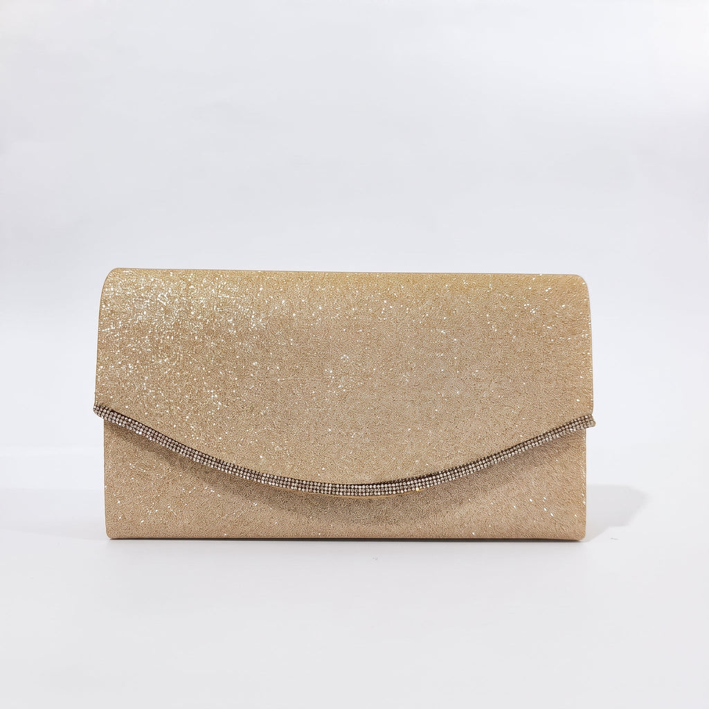 Pochette Busta con Strass Oro - Stile Donna - Catania