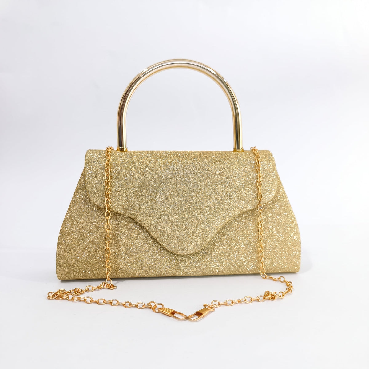 Pochette da Sera Glitter Oro - Stile Donna - Catania