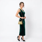 Pochette da Sera Glitter Oro - Stile Donna - Catania