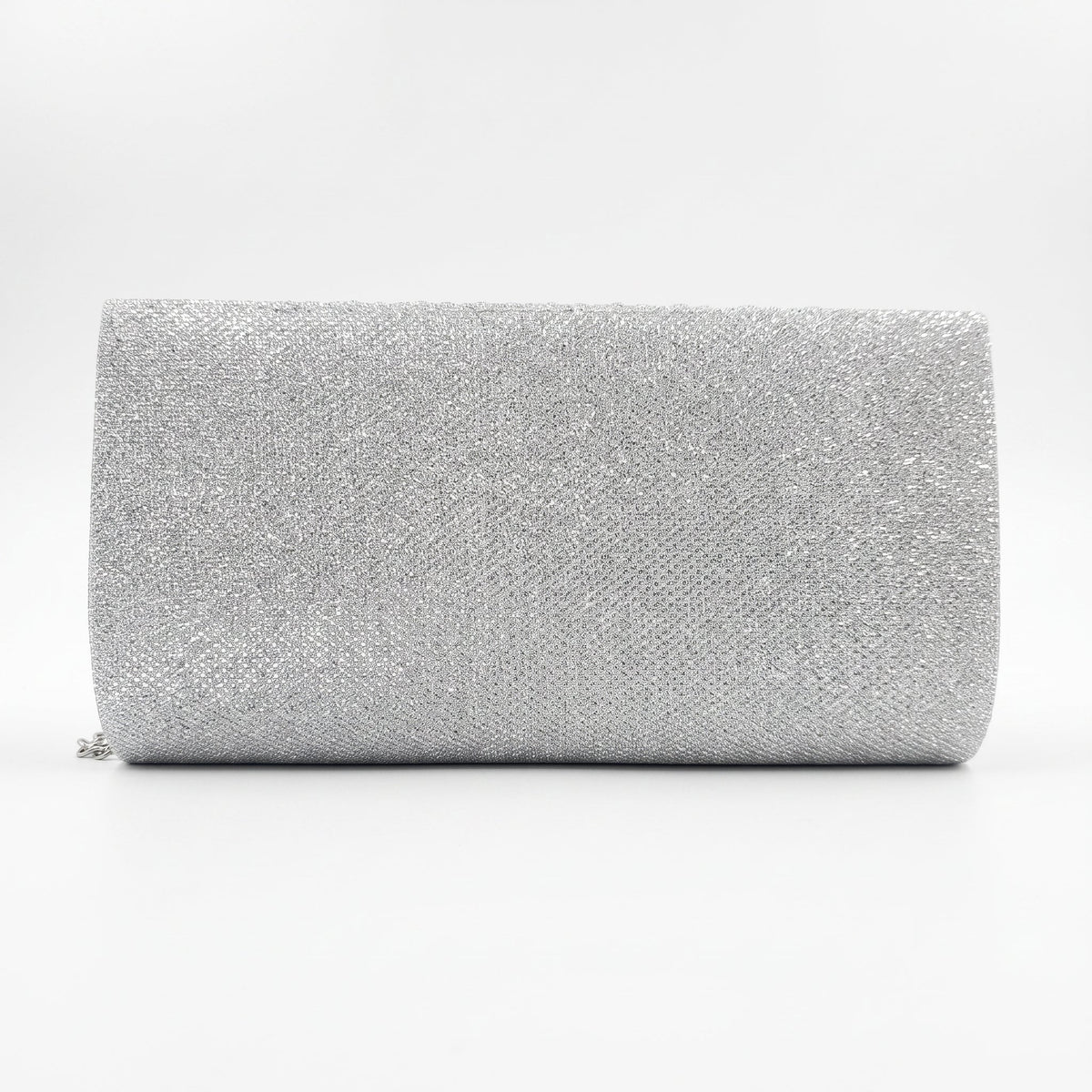 Pochette Ventaglio con Strass Argento - Stile Donna - Catania