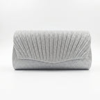 Pochette Ventaglio con Strass Argento - Stile Donna - Catania