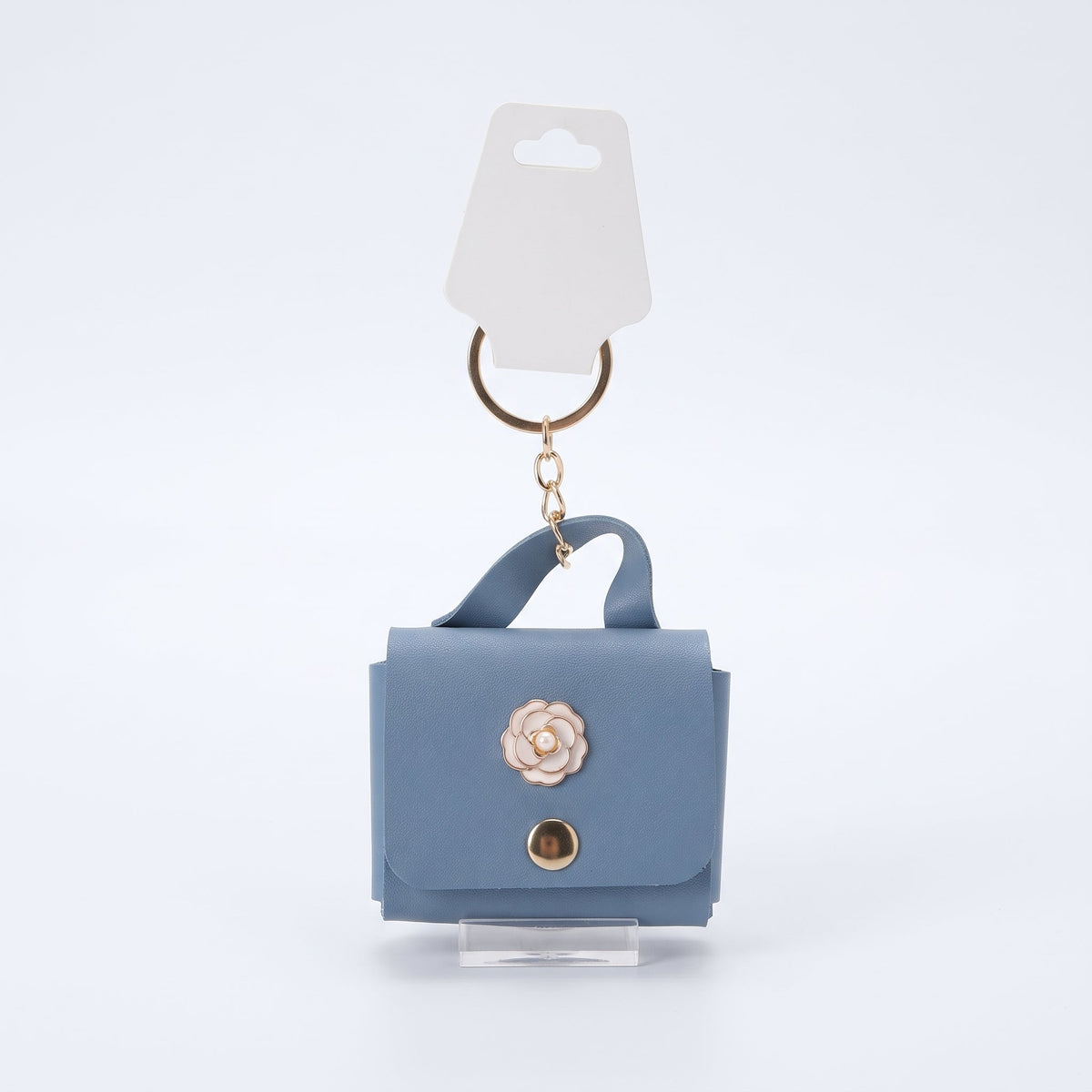 Portamonete floreale – Ciondolo per borsa - Stile Donna - Catania