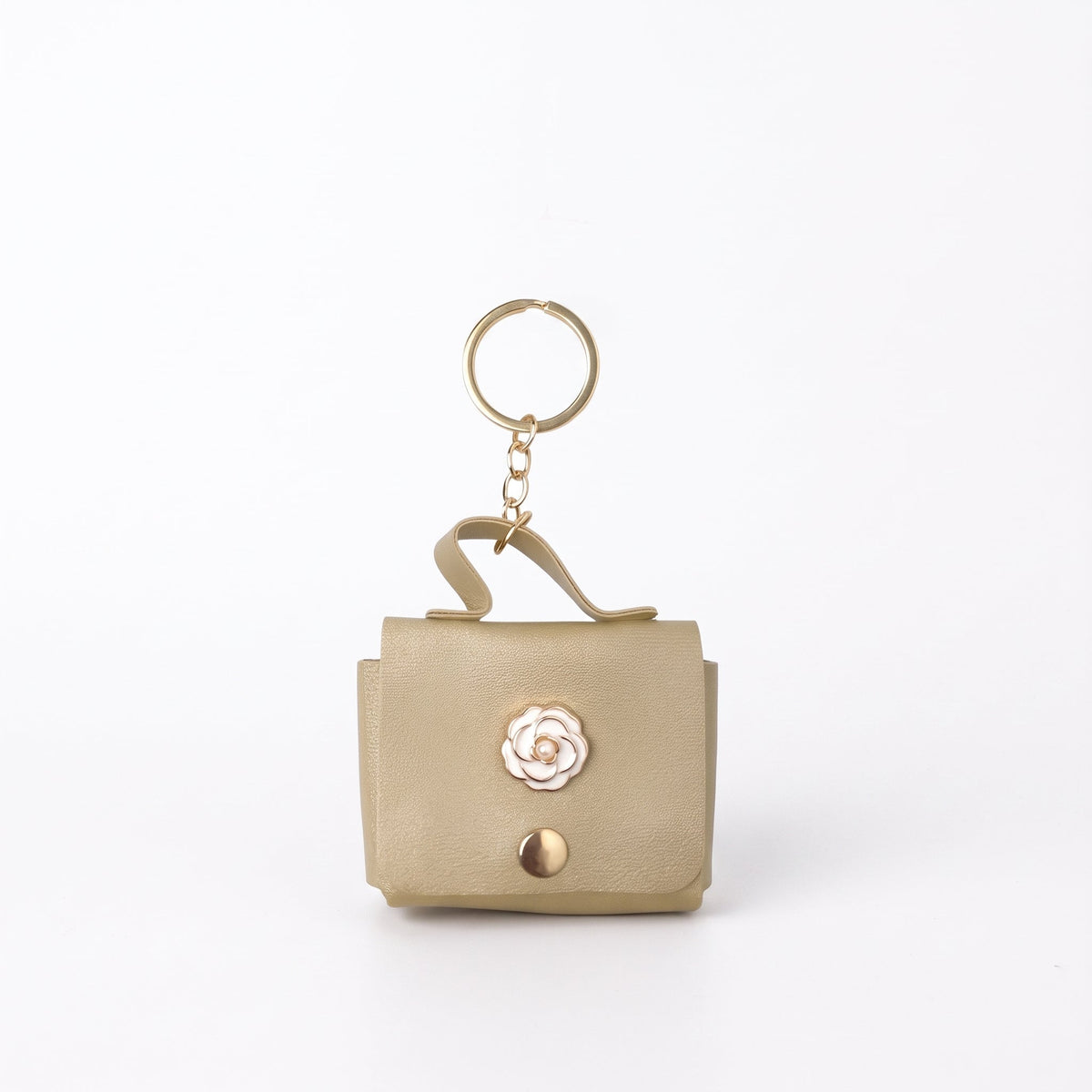 Portamonete floreale – Ciondolo per borsa - Stile Donna - Catania
