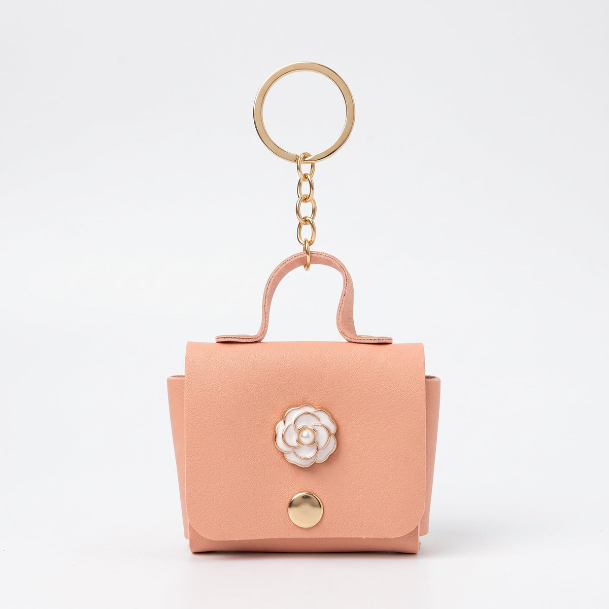 Portamonete floreale – Ciondolo per borsa - Stile Donna - Catania