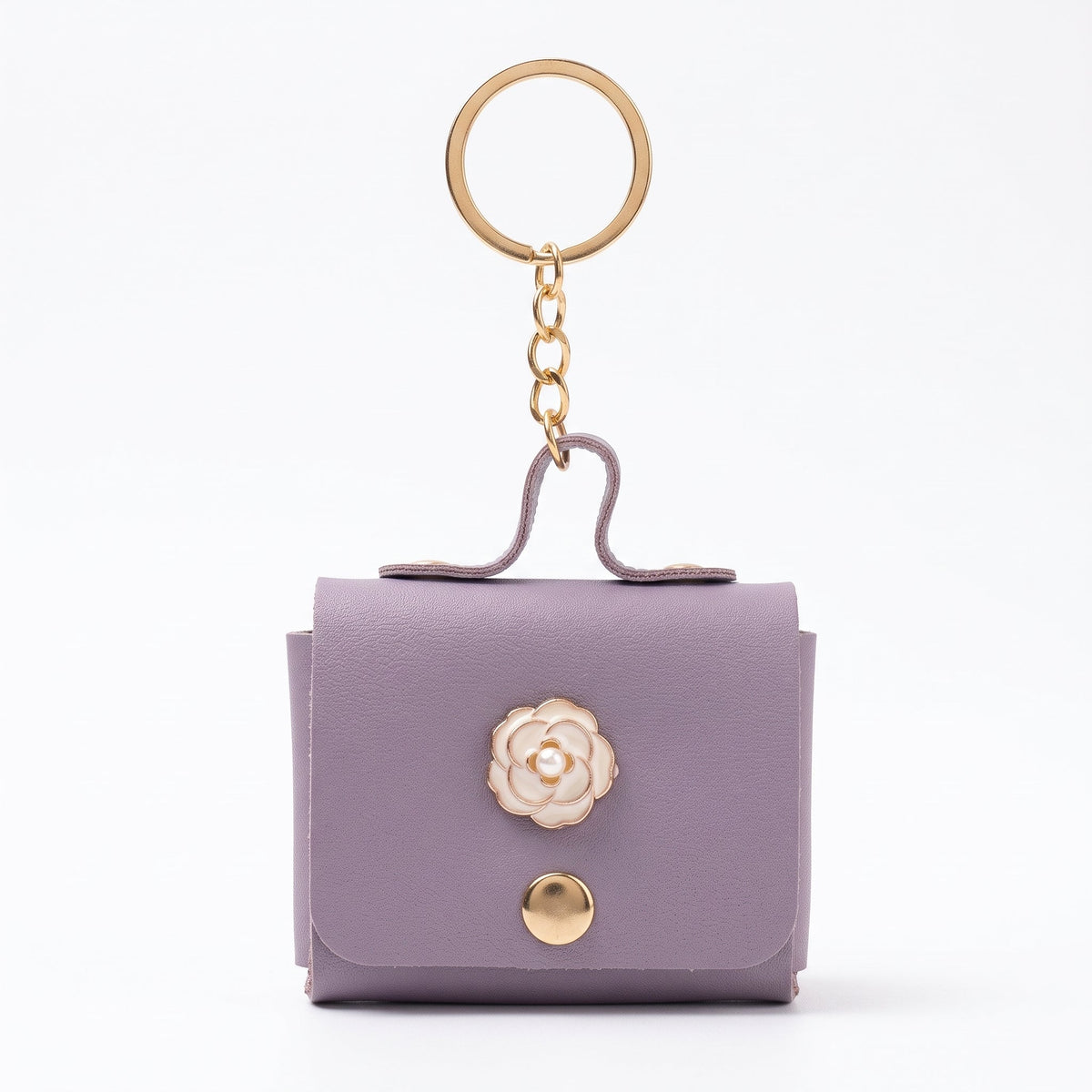 Portamonete floreale – Ciondolo per borsa - Stile Donna - Catania