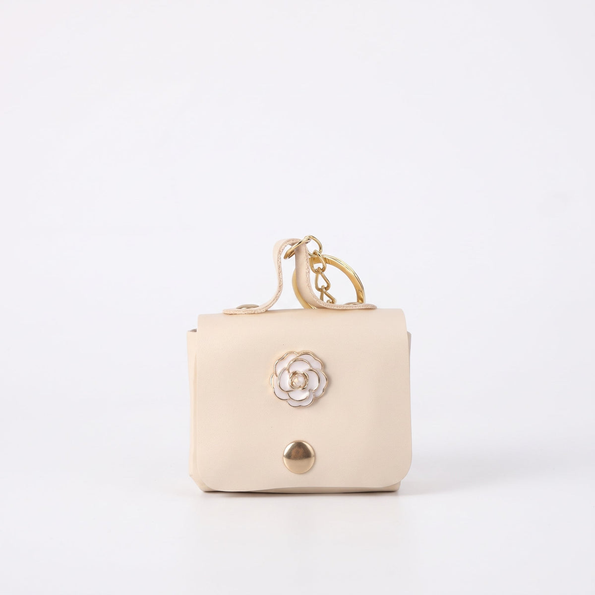 Portamonete floreale – Ciondolo per borsa - Stile Donna - Catania