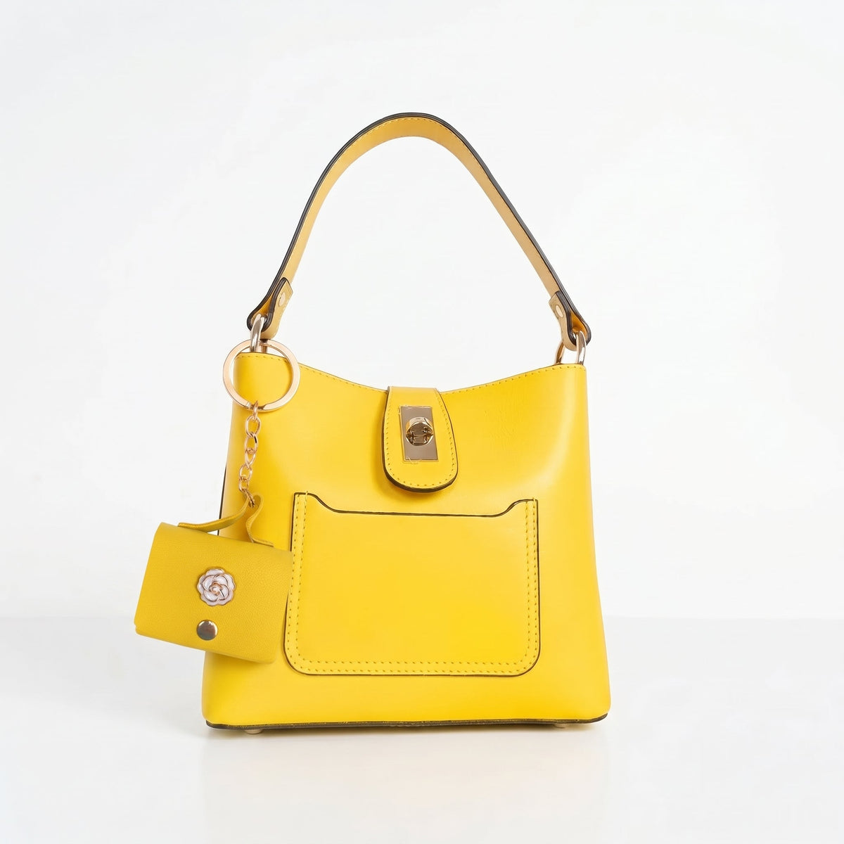 Portamonete floreale – Ciondolo per borsa - Stile Donna - Catania