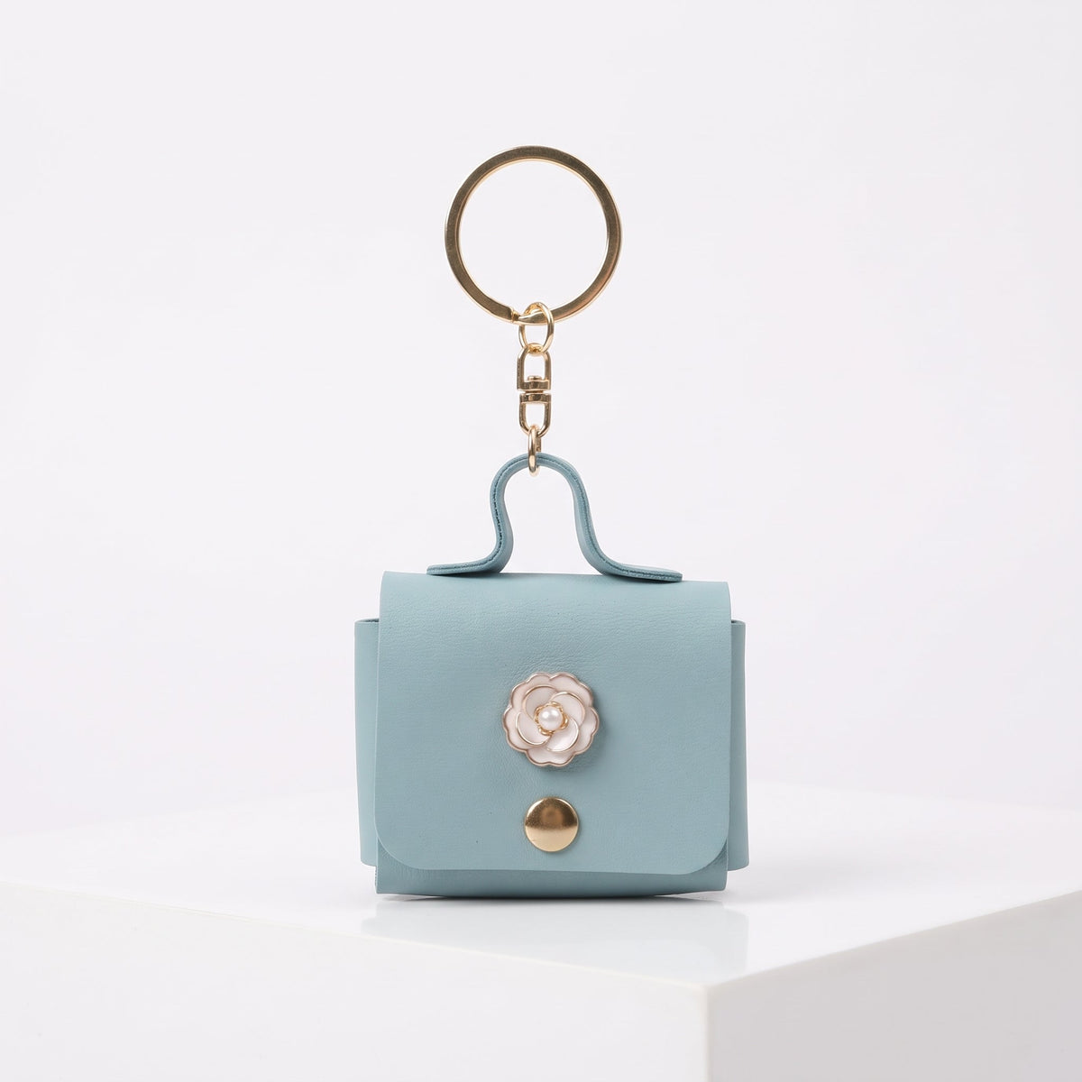 Portamonete floreale – Ciondolo per borsa - Stile Donna - Catania