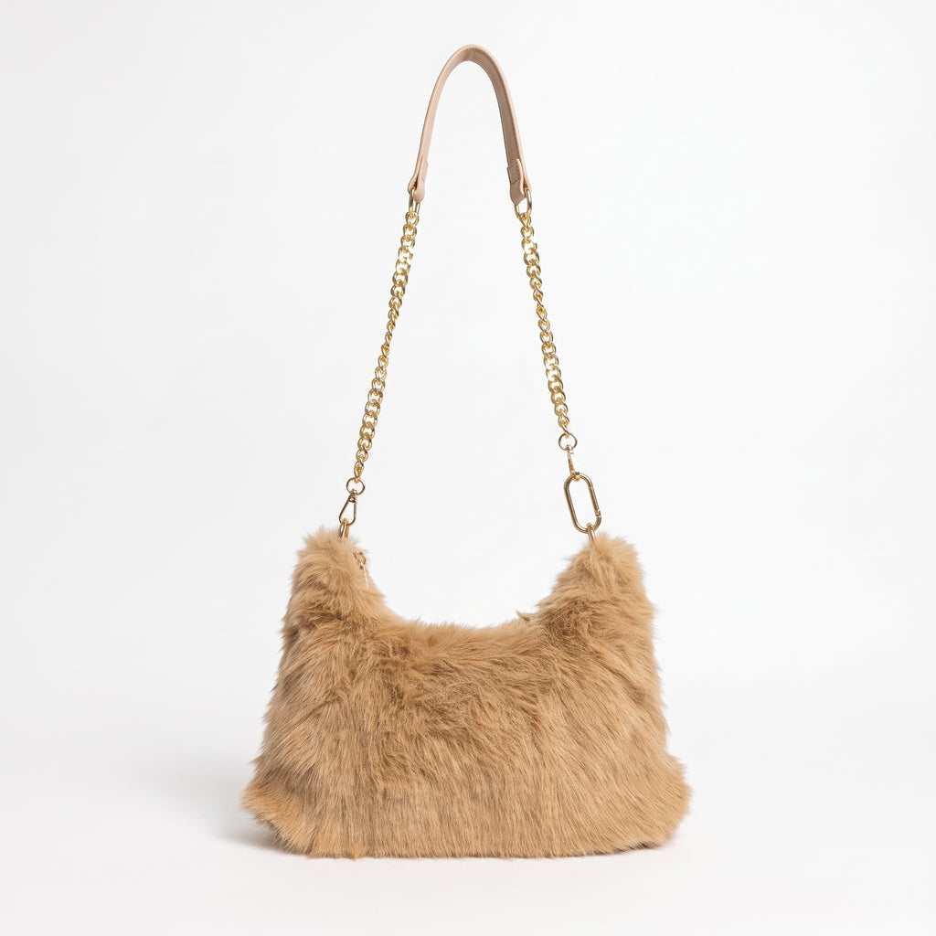 Saveria borsa pelosa con tracolla catena - Stile Donna - Catania