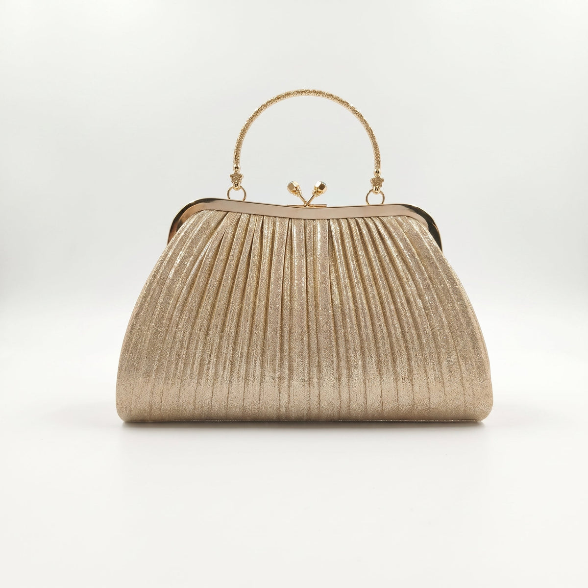 Soft Pouch Borsa con Strass Oro - Stile Donna - Catania