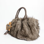 Tecla Borsa Pelosa con due manici intrecciati a tracolla regolabile - Stile Donna - Catania