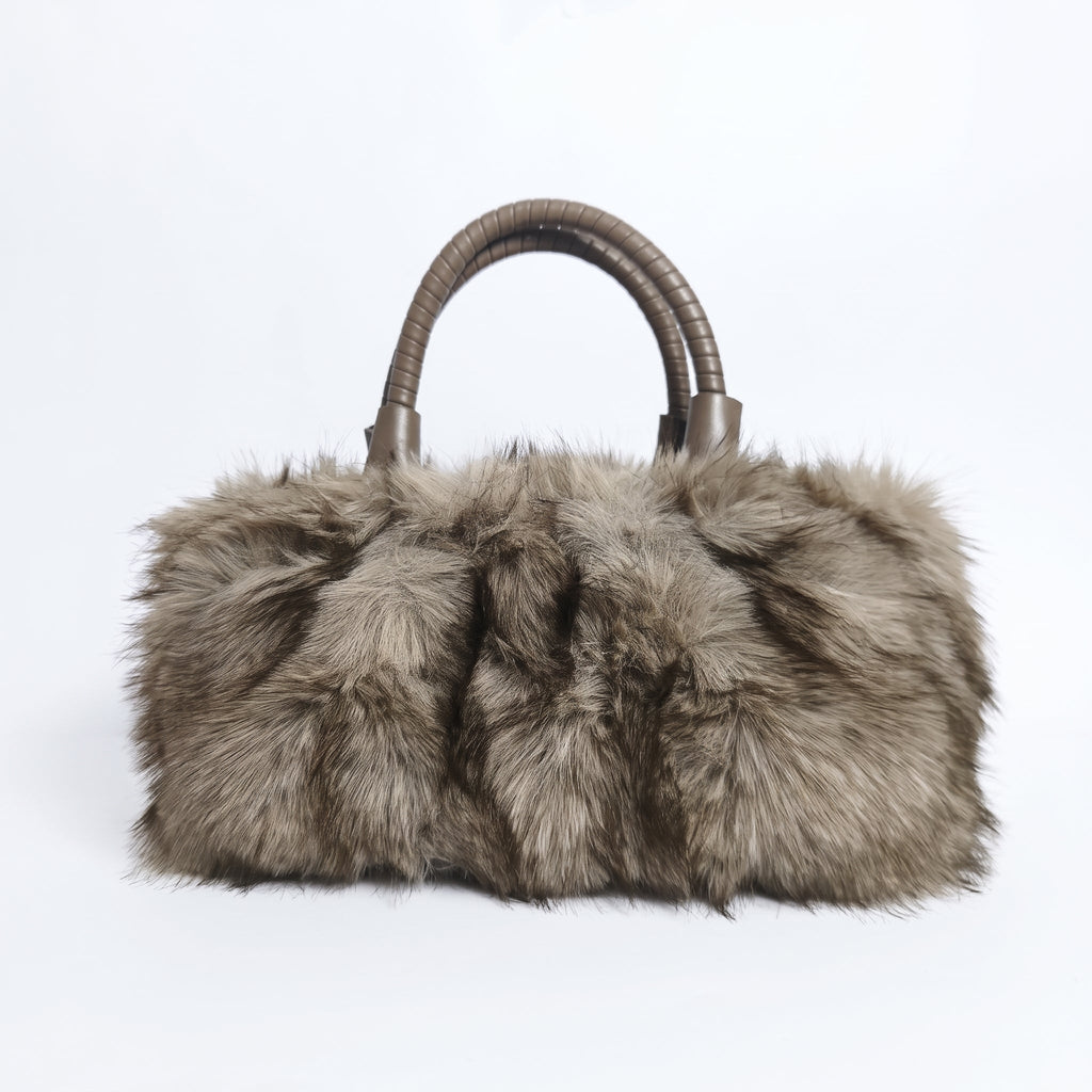Tecla Borsa Pelosa con due manici intrecciati a tracolla regolabile - Stile Donna - Catania