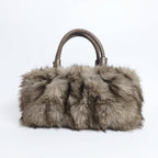 Tecla Borsa Pelosa con due manici intrecciati a tracolla regolabile - Stile Donna - Catania