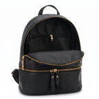 Zaino Beige e Nero con Monogramma - Stile Donna - Catania